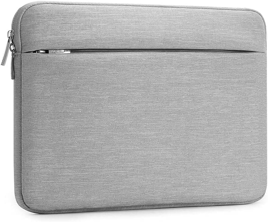 Атајорбирд лаптоп ракав 15,6 инчен лаптоп заштитен торба за носење куќиште водоотпорен анти-крик и анти-шок за капакот на таблетот со ултрабук-сива