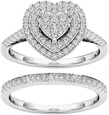 2023 година Нов шуплив дијамантски прстен мода во форма на резба loveубов со целосен дијамантски прстен прстени исполнети прстени за