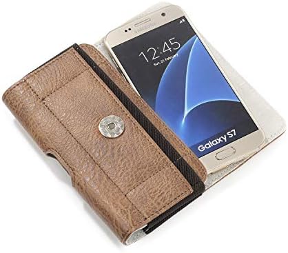 Случај за паричникот на футрола за Samsung Galaxy S10E/S9/S8/S7/S6 Edge/S6/S5/J5-2017/J3/A40/A5, кутија за торбички од кожен појас за iPhone 11 PRO/XS/X, 5.2 Телефонски футрола Пауч Пауч Фолч на телефон