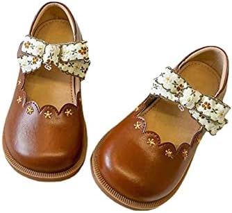 Симпатична принцеза на мало девојче Девојче фустан лак принцеза чевли принцеза цветна венчаница момчиња вода чевли