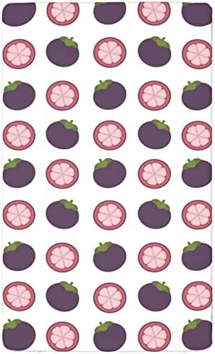 Овошје со тематски опремени мини чаршафи, преносни мини креветчиња со меки и дишечки постелнини-столбови за момчиња или девојчиња или расадник, 24 „x38“, роза од сли?