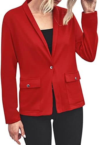 Блејзер јакни за жени Работна канцеларија јакна Отворена предна кардиганска јакна 2023 Моден блејзер