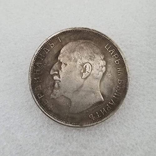 Антички занаети Бугарија 1896 година месинг сребро стари монети Меморијална монета 2455Coin Колекција комеморативна монета