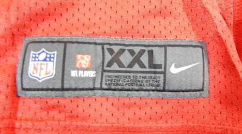 2013 година Сан Франциско 49ерс Демаркус Добс #83 Игра користеше црвена практика Jerseyерси XXL 9 - Непотпишана игра во НФЛ користена дресови