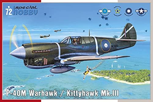 Специјално хоби SH72382 1/72 Нов Зеланд Воздухопловни сили Куртис Светлина P-40M Warhawk Kitty Hawk Mk.3 Борбена авионска пластична модел
