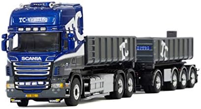 WSI за Scania R601-3084 TC - Тргување Депонија камион 1/50 DIECAST Модел Заврши Камион