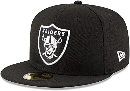 NFL Oakland Raiders Mements 59fifty опремена капа, 7,25, црна