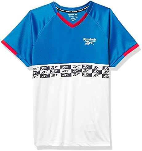 Големата атлетска маица на Reebok Boys, Royal Blue, S.