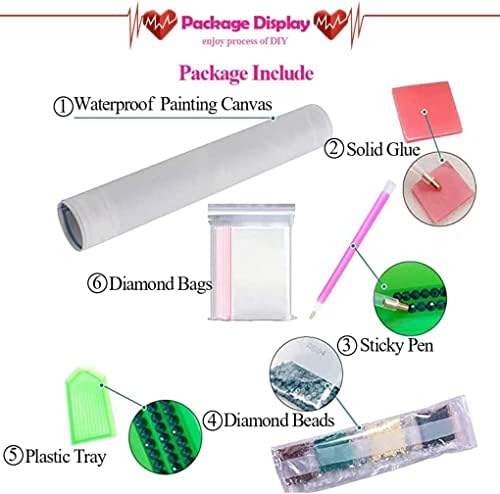 Kakonla Diamond Art Kit, Bangtan Sonyeon Dan Diamond Painting, For BTS 5D Mosaic Art, Full Paste Bide Art Handmade, DIY 5D Diamond Painting Kits за возрасни и деца, 12x16 инчи