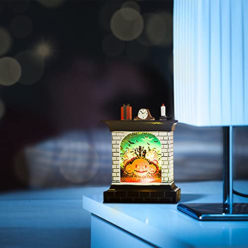 Baishitop Ноќта на вештерките Креативна декорација светла дома украс десктоп атмосфера на камин LED светла