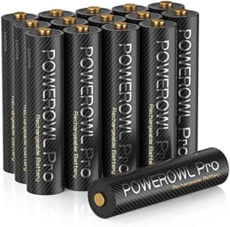 AAA батерии за полнење AAA Pro, со голем капацитет 1100mAh, Premium NIMH Triple A батерија -16 брои