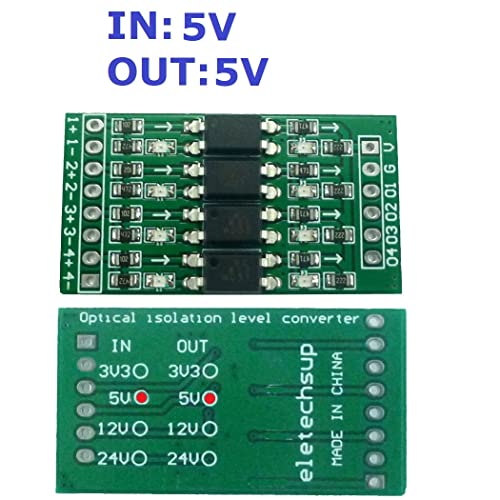 4CH IN 5V OUT 5V Дигитална логика на ниво на конверзија PNP/NPN до NPN Оптичка изолација табла за Arduino uno nano STM32 AVR