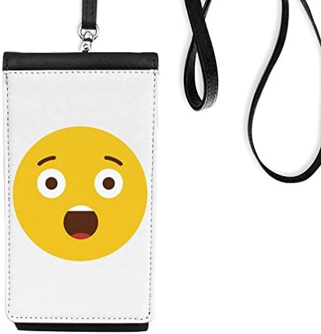 Шок Неверојатна жолта симпатична слатка онлајн телефон телефонски паричник чанта што виси мобилна торбичка црн џеб