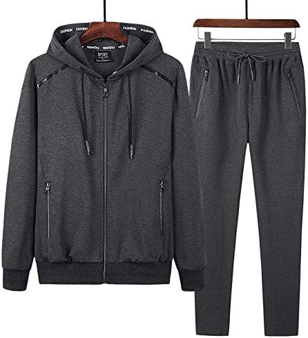 2 парчиња костуми дуксери џогер мажи зимска спортска облека поставува јакни панталони хип хоп спортски тренерски маж