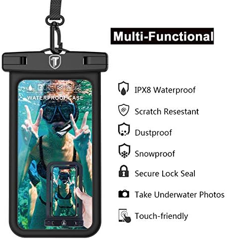 Такфокс [Пловечки] Водоотпорна Телефонска Торбичка За Samsung Galaxy S23 Ултра S22 Плус S21+ S20 Забелешка 20 Ултра 10 A14 A03S A13