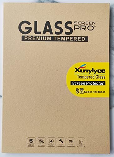 XunyLyee [2-Пакет] Заштитник На Екранот За Samsung Galaxy Tab S6 Lite 10.4, Калено Стакло Без Меурчиња За Galaxy Tab S6 Lite 2020/2022