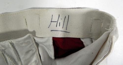 Играта на Албани Освојувај Хил користеше фудбалски панталони со бела арена DP46768 - користена игра во НБА