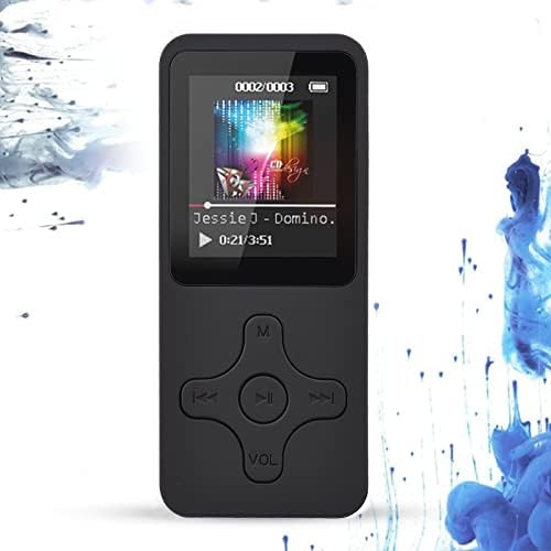 Andoer Portable MP4 Player MP3 Music Player со слушалки LCD екран Видео плеер Прегледувач на фотографии Поддршка TF картички Поддршка музика
