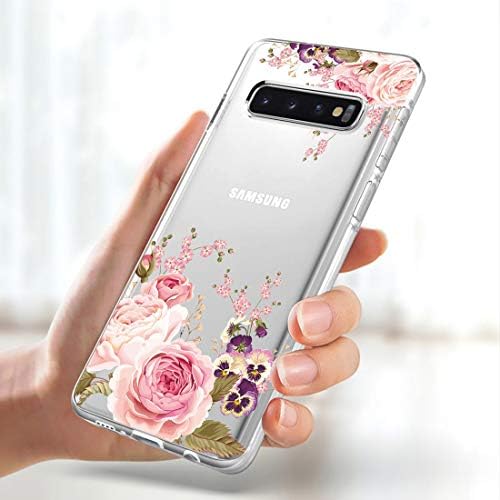 Уеокеирд Случај За Galaxy S10, Тенок Отпорен На Удари Јасен Мек Флексибилен Tpu Цветен Телефон Заштитен Капак За Куќиште За Samsung Galaxy S 10