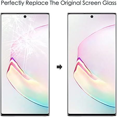 ZGXHGA за Samsung Galaxy Note 10 Plus замена на екранот, замена на екранот за Galaxy Note 10 плус серија 6,8 инчи, комплет за замена на стакло со алатки за поправка