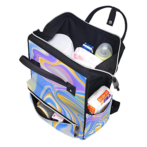 Торба За Пелени За Бебиња, Апстрактна Уметничка Шема Ранец За Пелени За Мајчинство, Голема Торба За Патување На Отворено
