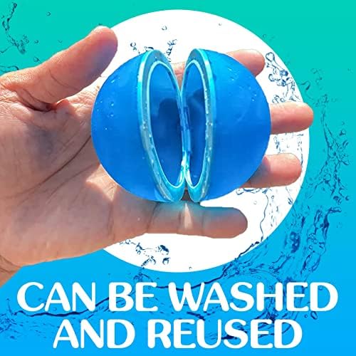 Магнетски балони за вода за еднократно користење Брзо пополнете го мекиот силиконски самотепл за запечатување топки со вода, прскање на