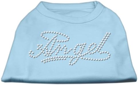 Производи за миленичиња од Мираж 16-инчен Ангел Ронјуст Печати кошула за домашни миленици, X-LARGE, бебе сино