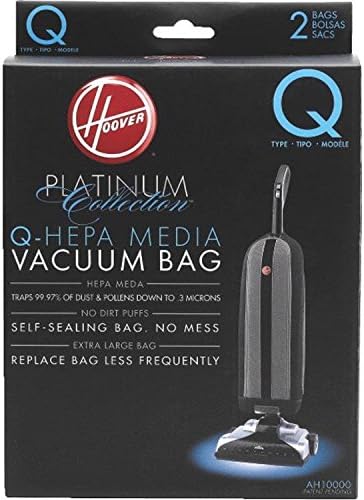 Hoover AH10000 Platinum Type-Q HEPA вакуумска торба, пет 2-пакувања: Вкупно 10 торби