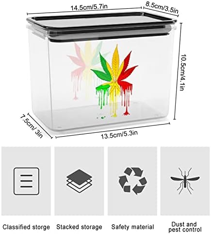 Капе Реге Плевел Пластична Кутија За Складирање Контејнери За Складирање Храна Со Капаци Тегла Со Ориз Запечатена Кофа За Организација