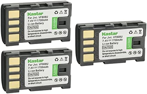 Замена на батерија Kastar BN-VF808 Батерија за JVC GZ-MS101 GZ-MS120 GZ-MS120A GZ-MS120AUS GZ-MS120B GZ-MS120BUS GZ-MS120R GZ-MS120RUS