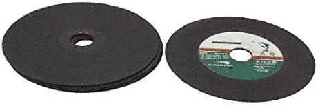 X-Ree 150mmx1.5mmx22.2mm сечење тркала за сечење диск црна 5 парчиња за не'рѓосувачки челик (150mmx1.5mmx22.2mm Disco de Corte Disco Negro 5 Piezas Para Acero Inoxidable