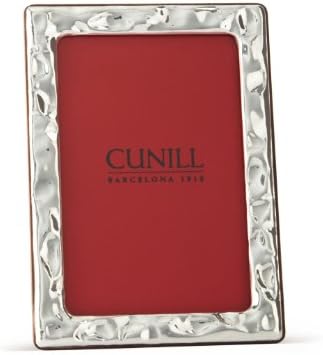 Cunill сребрени бранови свадбена рамка за 8 до 10-инчи фотографија, Стерлинг Сребрена