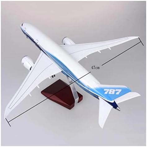 Модели на авиони 1: 150 Fit for Model Cast Cast Civition Airliner Boeing 747 смола Airbus авион со светла и тркала Графички приказ
