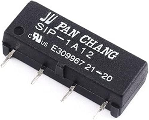 PHONME Реле 5Pcs 5V 12V Трска Реле Прекинувач Модул SIP-1A05 SIP-1A12 SS1A24 4pin 4-Пински Трска Реле Електронски Додатоци