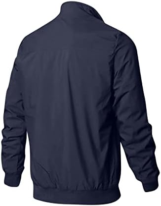 ADSSDQ Менс јакна Зима, Елегантна вежба преголема долга ракав палто Мажите паѓаат копче на Хенли јакна мек памук