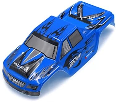 Кутија за обвивка на каросерија за автомобили, компатибилен со wltoys A979 A979-04 1: 18 RC автомобил надграден дел Blue, додатоци за играчки