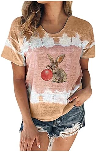 Женски симпатични врвови мачки печати графички маици жени лето лабава маица кратки ракави екипаж вратот Туника врвни маички кошули