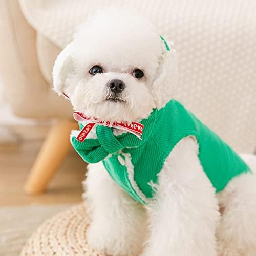Облека за кучиња од ореви цврста јакна облека за кучиња густо кадифено мало супер миленичиња облека есен зима
