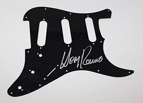Црно знаме Мојата војна Хенри Ролинс потпиша автограмиран Fender Strat Electric Guitar Pickguard loa
