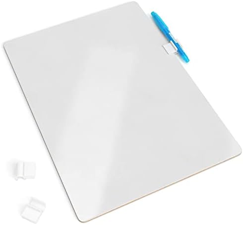 Arteza Dry Erase Бела табла 9х12 инчи, рефус сет од 32 лаптонови, двострани суви избриши табли, канцелариски и училишни материјали за наставници,