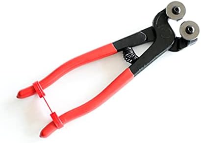 Zhyh DIY специјални алати за витраж мозаик плочки клешти сечат клешти, клешти со црвена рачка