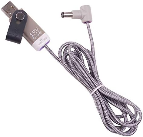 Ripcord USB до DC Power Cable, 6V, Центар Позитивен, 2,1мм x 5,5мм совет, AA924MS