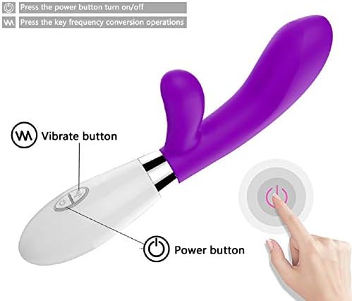 Личен рачен G Spot Dildo Rabbit Vibrator повеќекратни играчки играчки за жени силиконски мини мека преносна двојна водоотпорна вибрација 10 моќни брзини Вибрации режими Масажа
