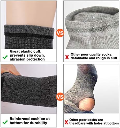 Coovan 12 пара Менс перничиња Чорапови на глуждот мажи 12 пакувања со ниска удобност за дишење на дишења кои се дишат случајни чорапи