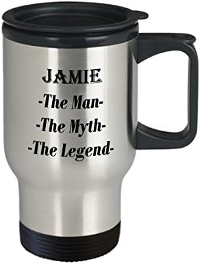 Џејми-Човекот Митот Легендата Прекрасно Кафе Кригла Подарок - 14оз Патување Кригла
