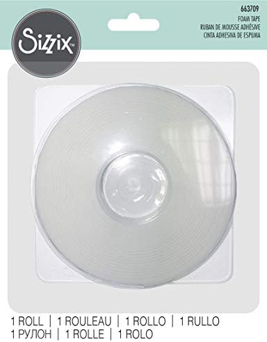 Sizzix, бела, лента од пена, 1 ролна, една големина