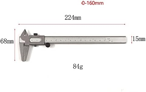 Quul 0-160mm Vernier Caliper Metal Caliper Caliper Мерење на електронски алатки со голема мерка за мерка на точност