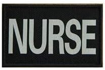 IR медицинска сестра инфрацрвена рефлексивна тактичка везење печ -кука и јамка морал воена лепенка за додаток за облека со ранец