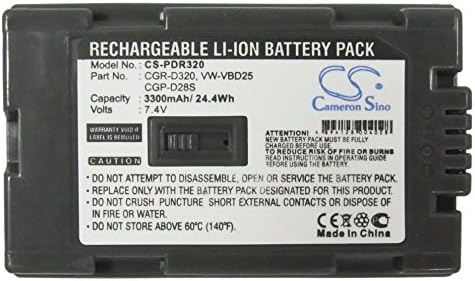 Замена На Батеријата Компатибилен За Panasonic NV-DS12B NVDA1B PV-DV600K NV-DS55 PV-DV200 PV-DV100K PV-DV600, CGP-D28S CGR-D320 VW-VBD25 Батерија