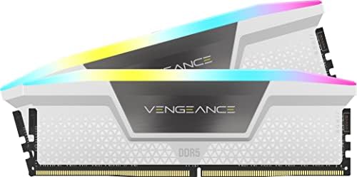 CORSAIR ОДМАЗДА RGB DDR5 RAM МЕМОРИЈА 32GB 5200MHz CL40 INTEL XMP Компатибилна Компјутерска Меморија - Бело